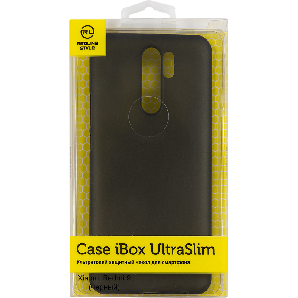 Чехол-накладка iBox UltraSlim для смартфона Xiaomi Redmi 9, силикон,  черный, 1104070 купить по цене 190 руб в Уфе в интернет-магазине e2e4