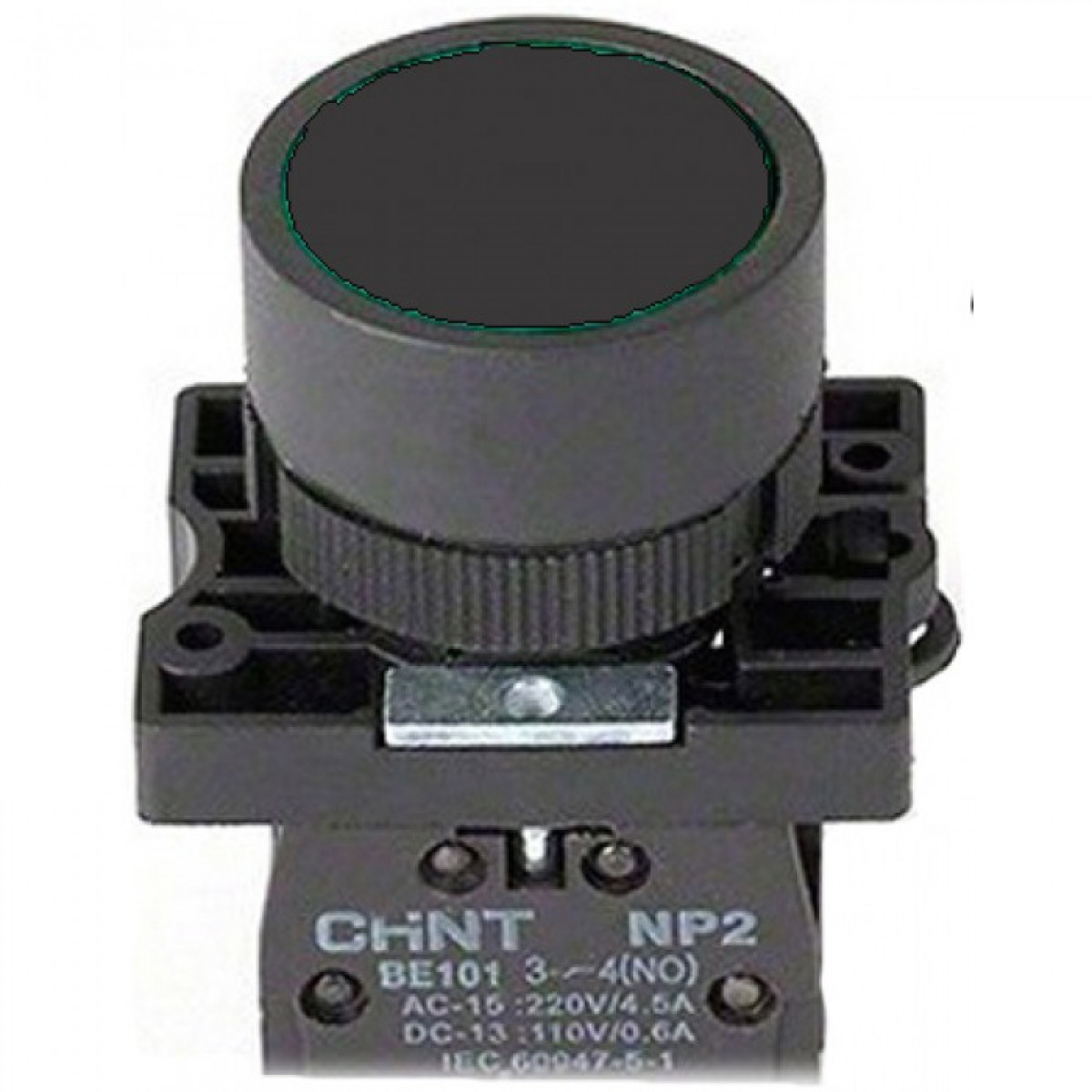 

Кнопка плоская, 1NO, черный, CHINT NP2-EA21 (574814), NP2-EA21