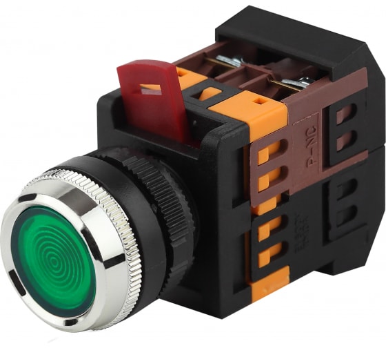 

Кнопка плоская 22 мм, 1NO 1NC, зеленый, ЭРА BBT30-ABLFS-K06E (Б0045656), BBT30-ABLFS-K06E