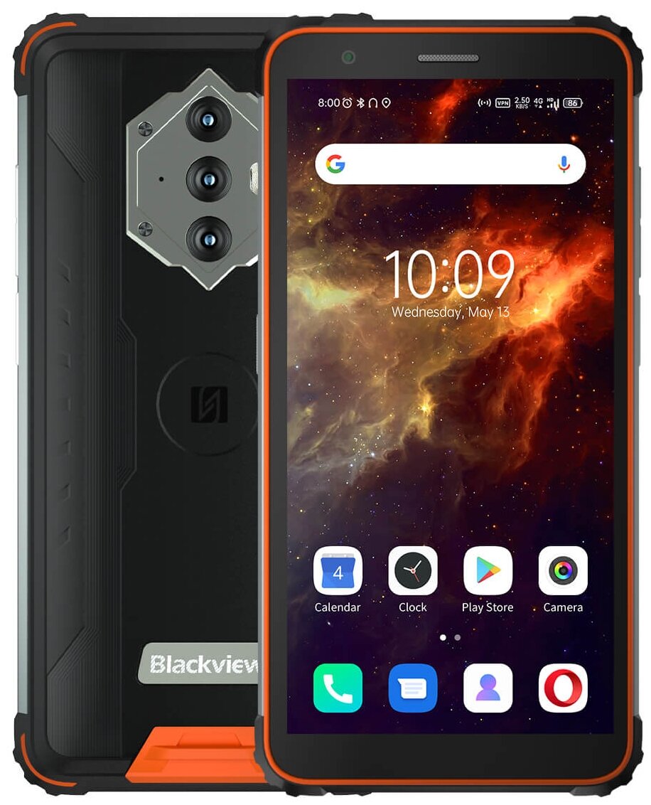 

Смартфон Blackview BV6600E, 5.7" 1440x720 IPS, Spreadtrum SC9863A, 4Gb RAM, 32Gb, 3G/4G, Wi-Fi, BT, 3xCam, 2-Sim, 8580mAh, USB Type-C, Android 11, черный/оранжевый, BV6600E