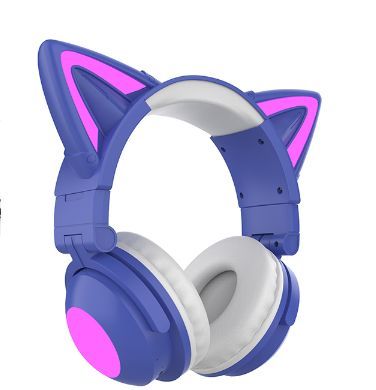 

Беспроводная гарнитура Qumo Party Cat mini ВТ 0050, Jack 3.5mm, синий/фиолетовый (ВТ 0050), Party Cat mini ВТ 0050