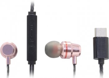

Проводная гарнитура SmartBuy Q, USB Type-C, черный/розовый (SBH-104-Q), Q