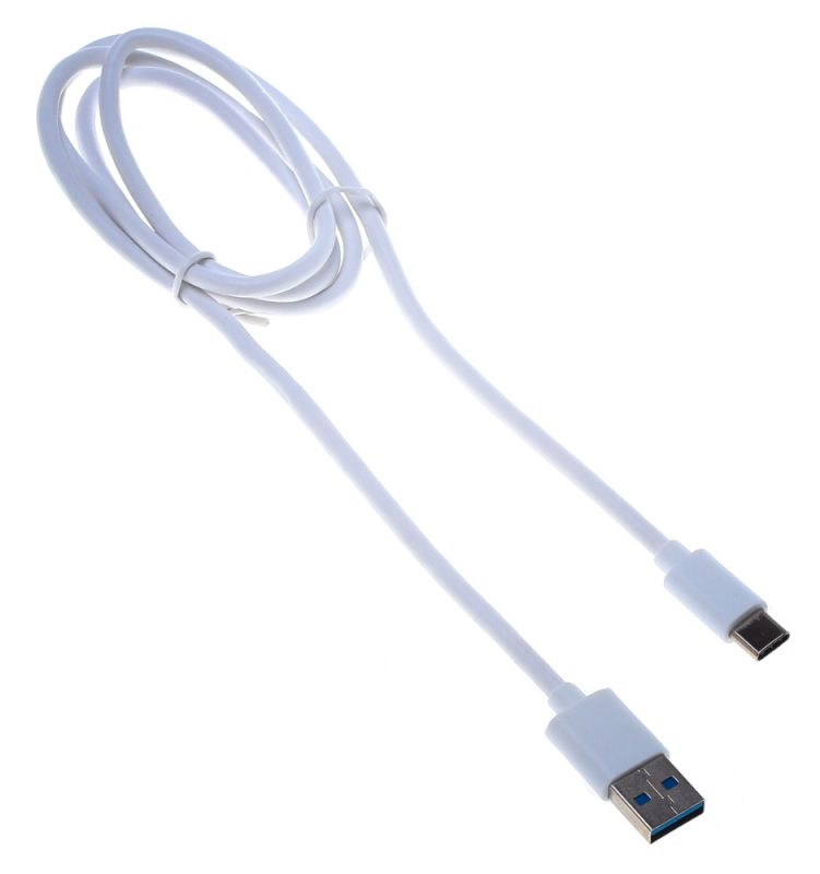 

Кабель USB-USB Type-C, 2.4A, 1м, белый Buro (BHP USB3-TPC 1)