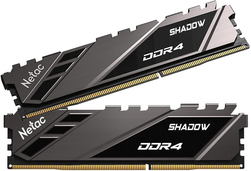 

Комплект памяти DDR4 DIMM 32Gb (2x16Gb), 3200MHz, CL16, 1.35 В, Netac, Shadow (NTSDD4P32DP-32E)