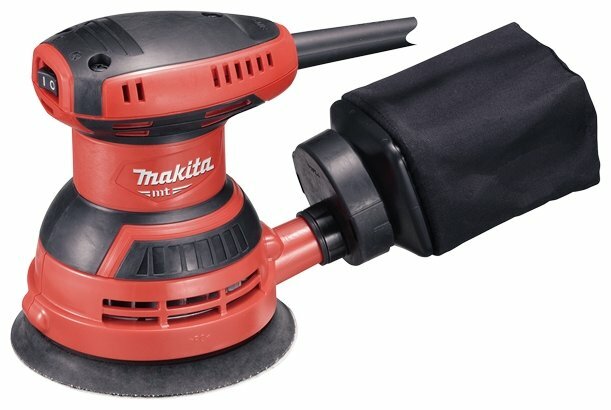 Эксцентриковая шлифовальная машина Makita M9204, сетевая, 240Вт, 125мм, 24000 об/мин, пылесборник, 1.2кг