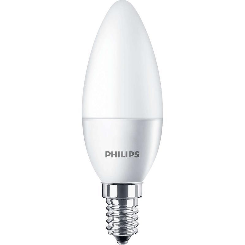 

Лампа светодиодная E14 свеча/B38, 7Вт, 2700K-3300K / тёпло-белый, 806лм, Philips (929002972507), 0