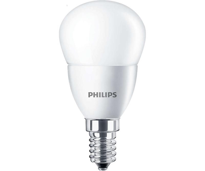 

Лампа светодиодная E14 свеча/P45, 6Вт, 2700K-3300K / тёплый белый, 620лм, Philips (929002971407), 0
