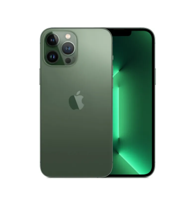 

Смартфон Apple iPhone 13 Pro Max A2643, 6.7" 1284x2778 OLED, Apple A15 Bionic, 6Gb RAM, 128Gb, 3G/4G/5G, NFC, Wi-Fi, BT, 3xCam, 2-Sim (nano SIM+eSIM), 4352mAh, Lightning, iOS 15, зеленый (MNCY3AA/A), iPhone 13 Pro Max A2643