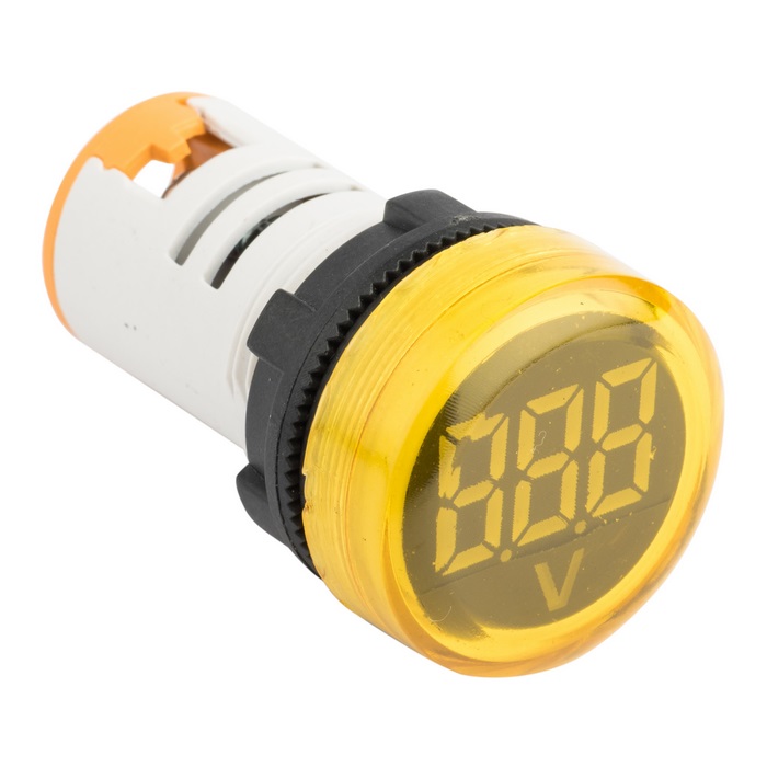 Лампа индикаторная LED желтый 22 мм AC, EKF PROxima ED16-22VD (ed16-22vd-y)