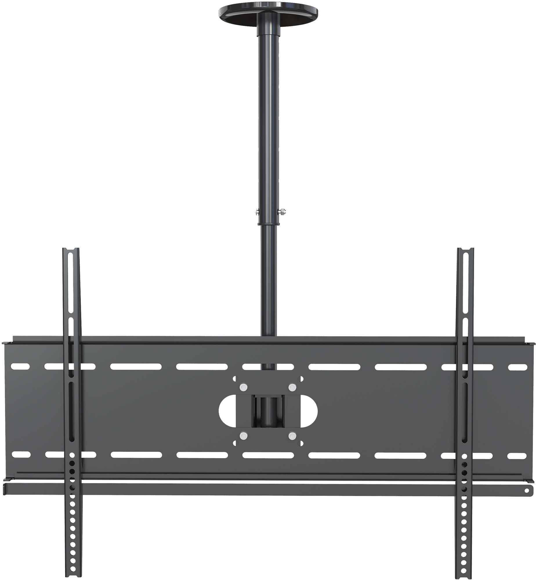 

Кронштейн потолочный для TV/монитора Cactus, 37"-70", наклонный, поворотный, до 81.6 кг, черный (CS-CP04-R)