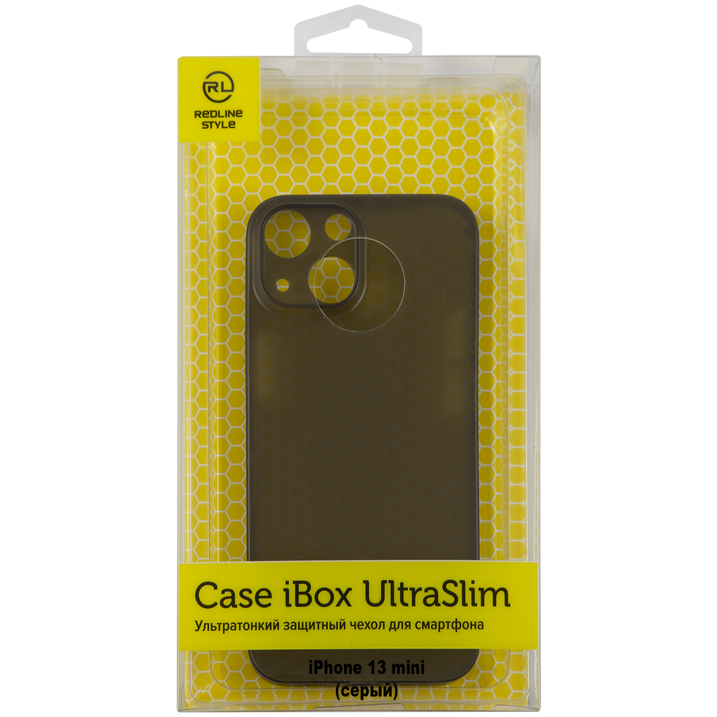 

Чехол-накладка iBox UltraSlim для смартфона Apple iPhone 13 mini, серый (УТ000029089)