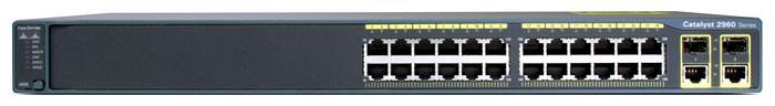 

Коммутатор Cisco Catalyst 2960 Plus 24 10/100 (8 PoE) + 2 T/SFP LAN Base (WS-C2960+24LC-L), WS-C2960+24LC-L
