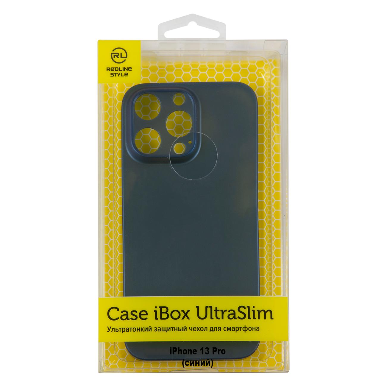 

Чехол-накладка iBox UltraSlim для смартфона Apple iPhone 13 Pro, синий (УТ000029100)