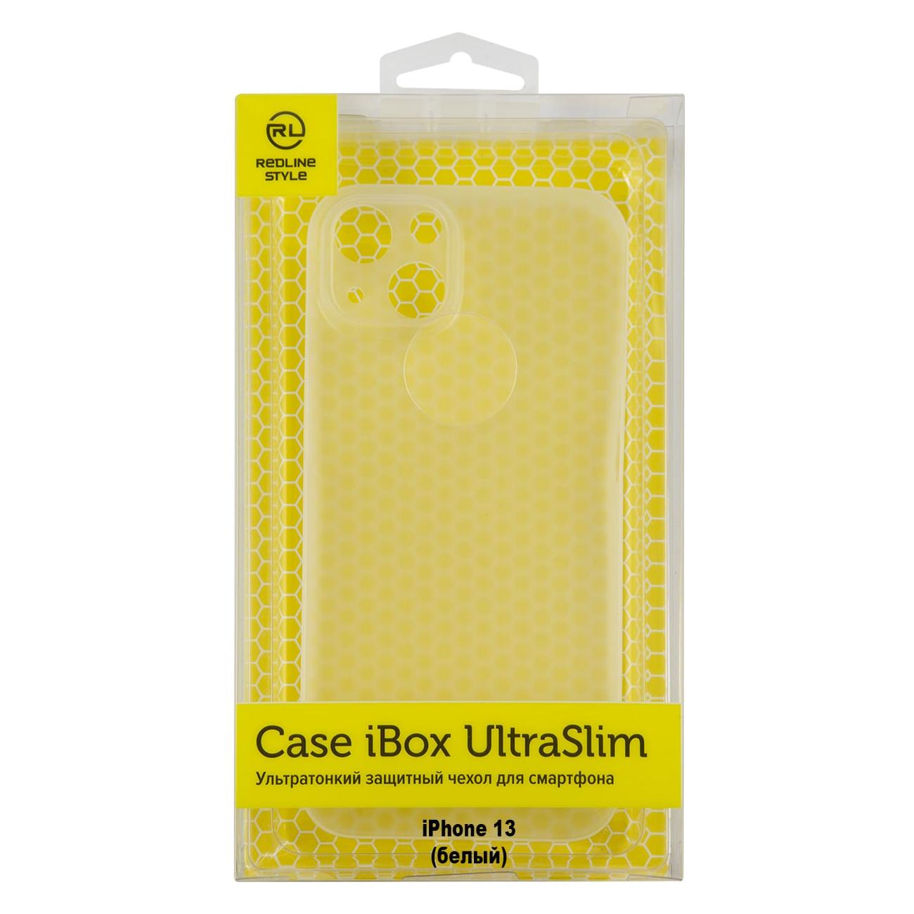 

Чехол-накладка iBox UltraSlim для смартфона Apple iPhone 13, белый (УТ000029091)