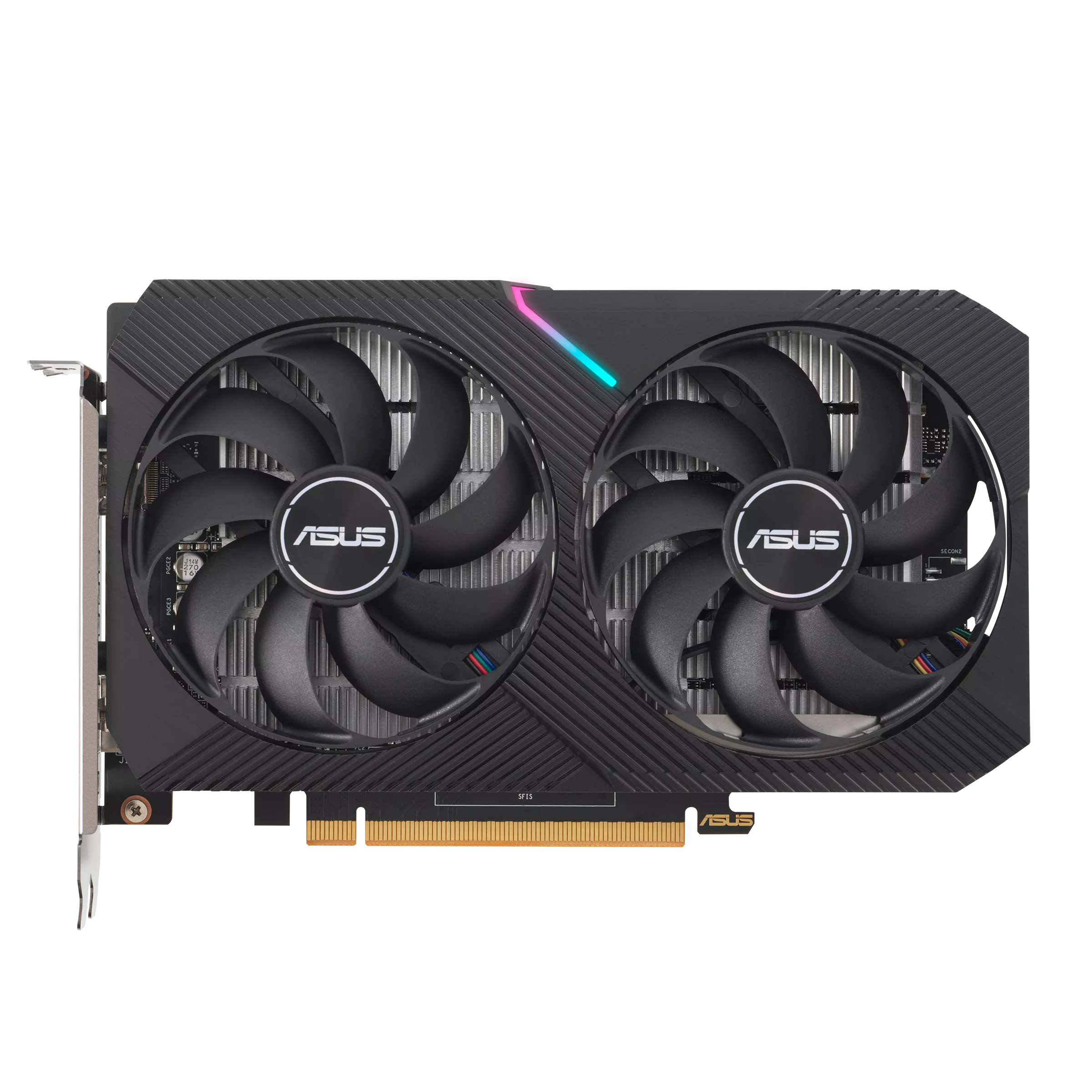 Видеокарта ASUS AMD Radeon RX 6400 Dual, 4Gb DDR6, 64bit, PCI-E, HDMI, DP, Retail (DUAL-RX6400-4G ) - фото 1