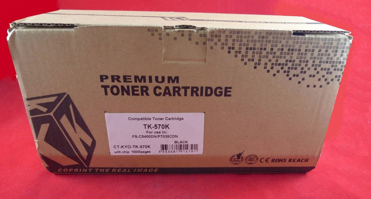 

Картридж лазерный ELP Imaging CT-KYO-TK-570K (TK-570K), черный, 16000 страниц, совместимый для Kyocera FS-C5400DN/P7035CDN с чипом