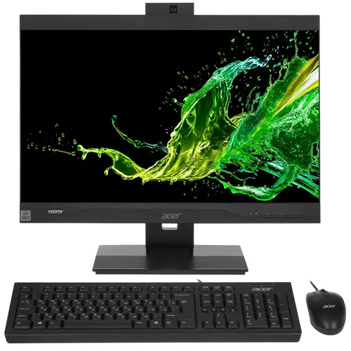 

Моноблок Acer Veriton Z4880G 23.8" 1920x1080, Intel Core i3-10105 3.7GHz, 8Gb RAM, 256Gb SSD, DVD-RW, Intel HD Graphics 630, Intel UHD Graphics 630, WiFi, BT, Cam, без OS, черный, клавиатура, мышь (DQ.VUYER.01N), Z4880G