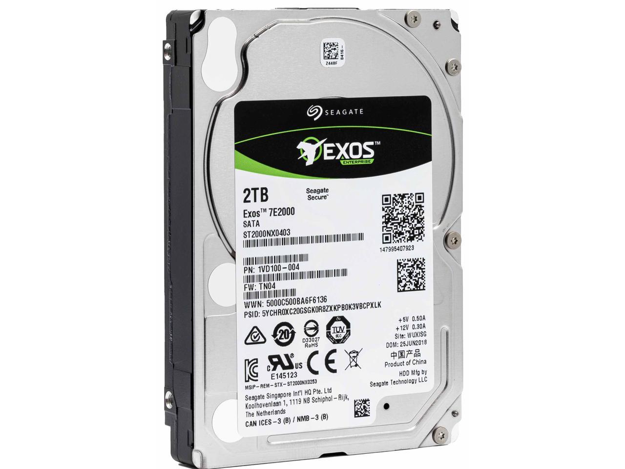

Жесткий диск (HDD) Seagate 2Tb Exos 7E2000, 2.5", 7.2K, 512n, SATA3 (ST2000NX0403)