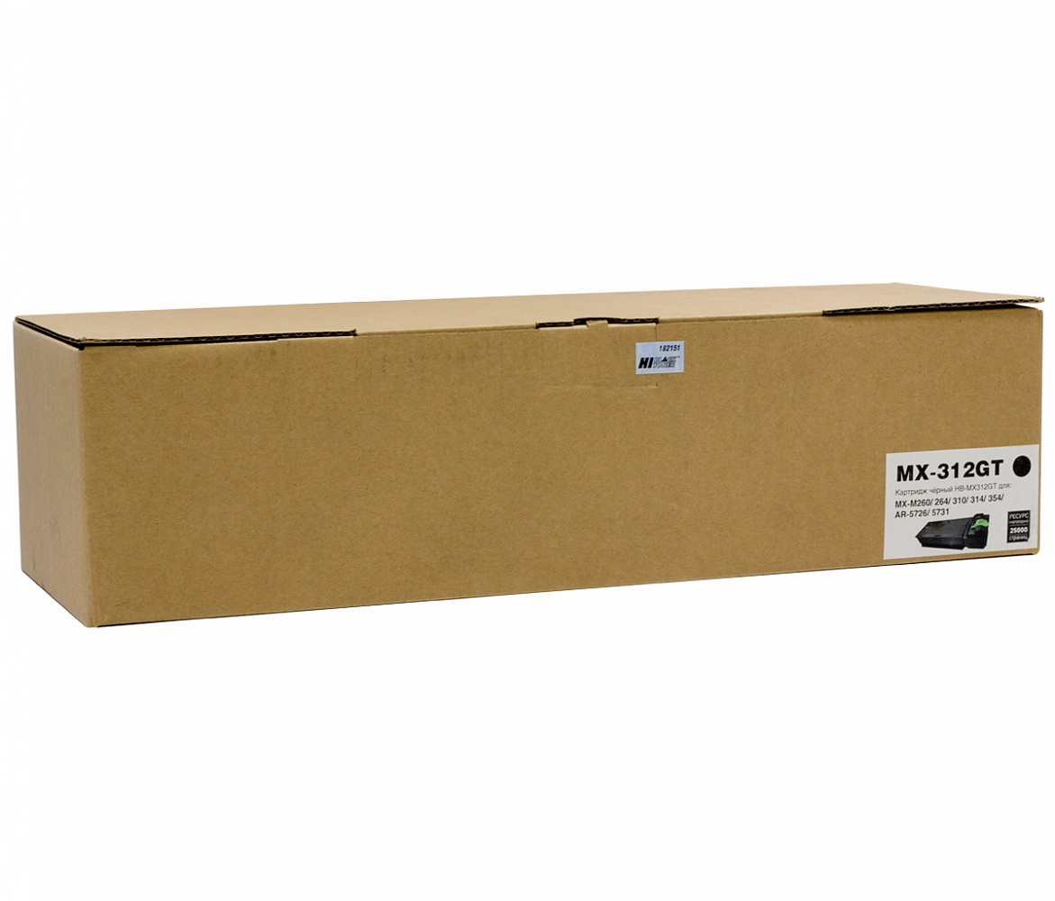 

Картридж лазерный Hi-Black HB-MX-312GT (MX312GT), черный, 25000 страниц, совместимый для Sharp MXM260/264/310/314/354/AR5726/5731
