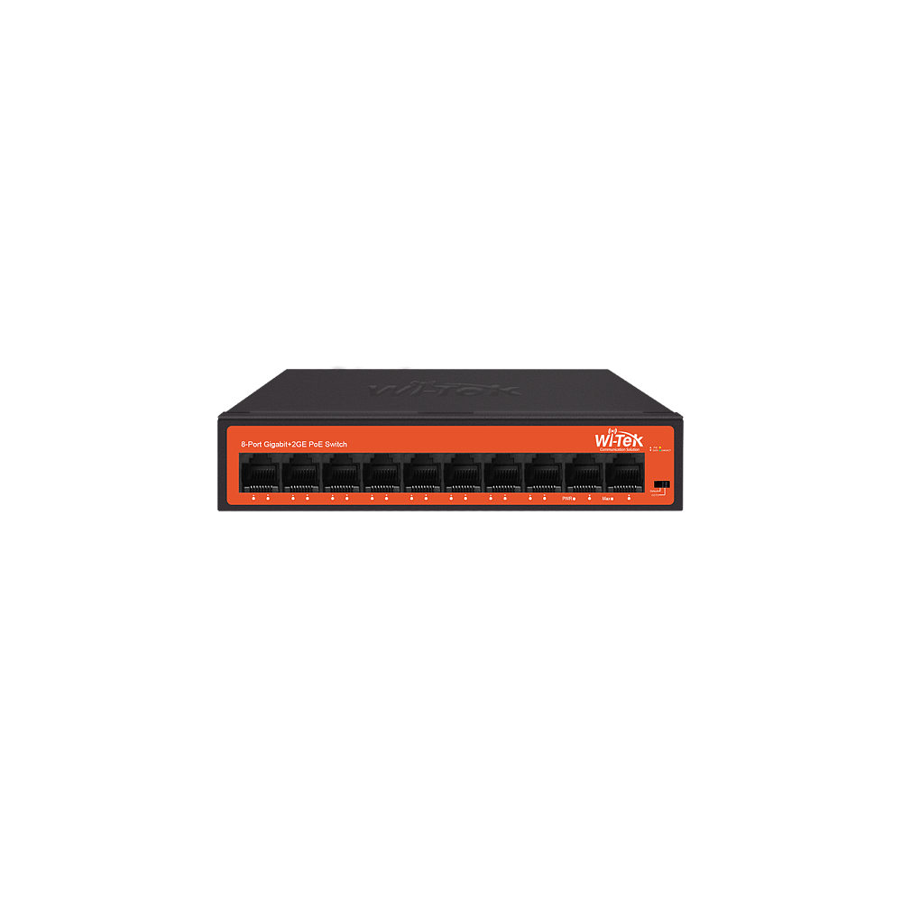 

Коммутатор Wi-Tek WI-PS308GH v2, кол-во портов: 8x1 Гбит/с, PoE: 8x30 Вт (макс. 65 Вт) (WI-PS308GH v2), WI-PS308GH v2