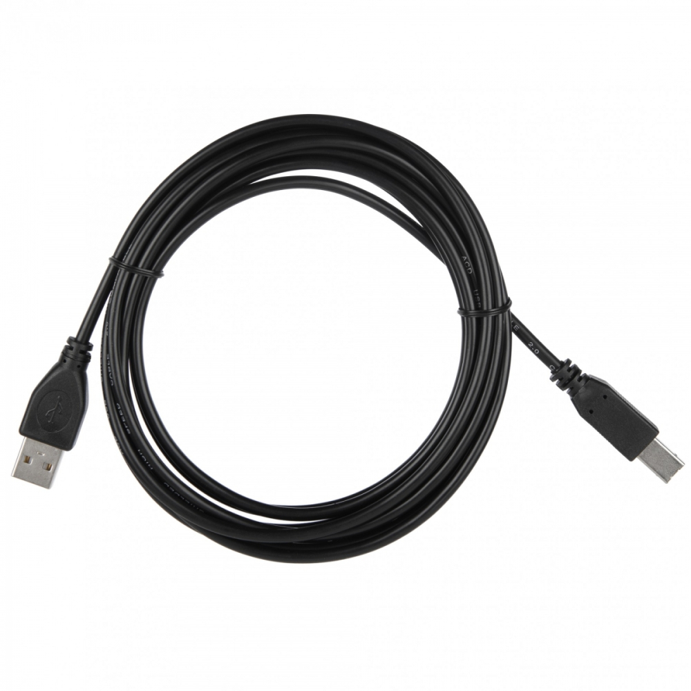 

Кабель USB 2.0(Am)-USB 2.0(Bm), экранированный, 3м, черный ACD (ACD-U2ABM-30L)