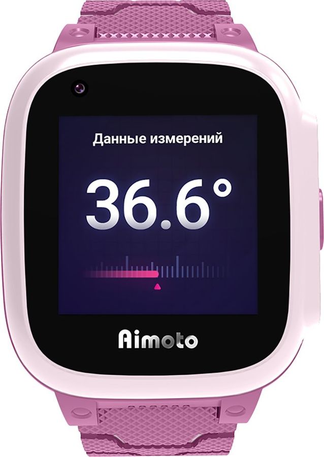 

Умные часы детские Aimoto Integra 4G, 1.3" IPS, розовый (9600304), Integra 4G