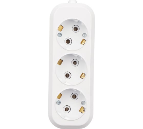 

Колодка удлинителя Rexant 11-8704 3-розетки, 6A, с/з, белый (11-8704), 11-8704