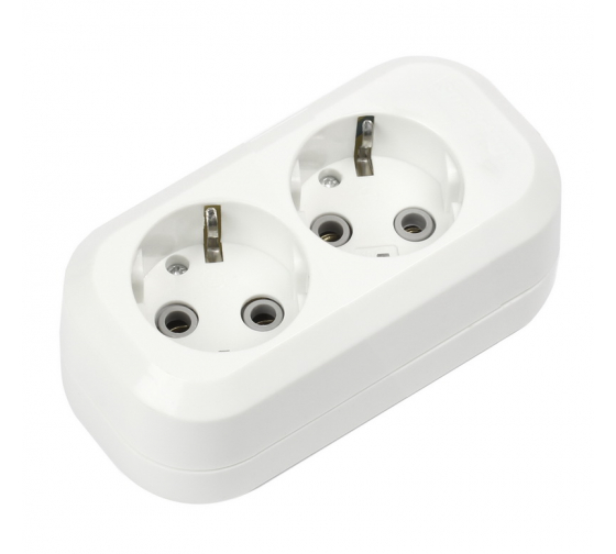Колодка удлинителя Smartbuy SBE-16-2-00-Z 2-розетки