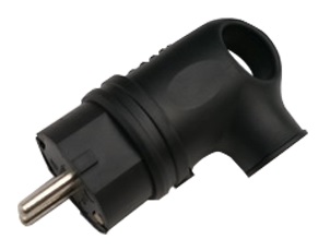

Вилка угловая IN HOME, Schuko, 16А, с/з, IP44, черный (4690612010229)