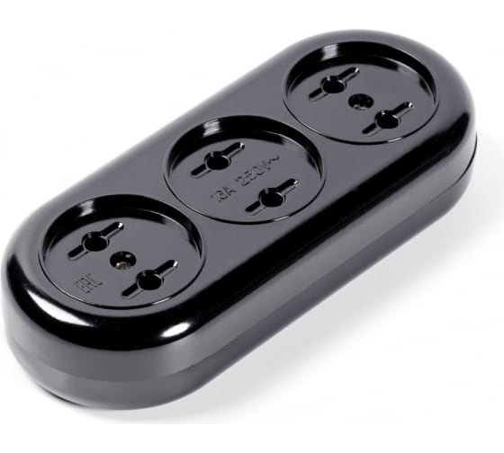 

Колодка удлинителя Smartbuy SBE-10-3-00-BN 3-розетки, 10A, б/з, черный (SBE-10-3-00-BN), SBE-10-3-00-BN