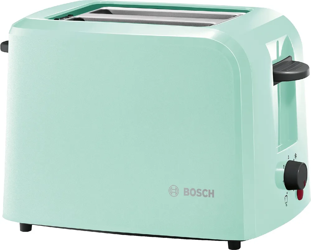 

Тостер Bosch TAT3A012 980Вт, подогрев, мятный (TAT3A012), TAT3A012