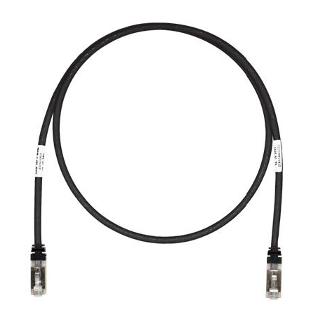 

Патч-корд SSTP кат.6a, 2м, RJ45-RJ45, черный, LSZH, PANDUIT T568B (STP6X2MBL), T568B