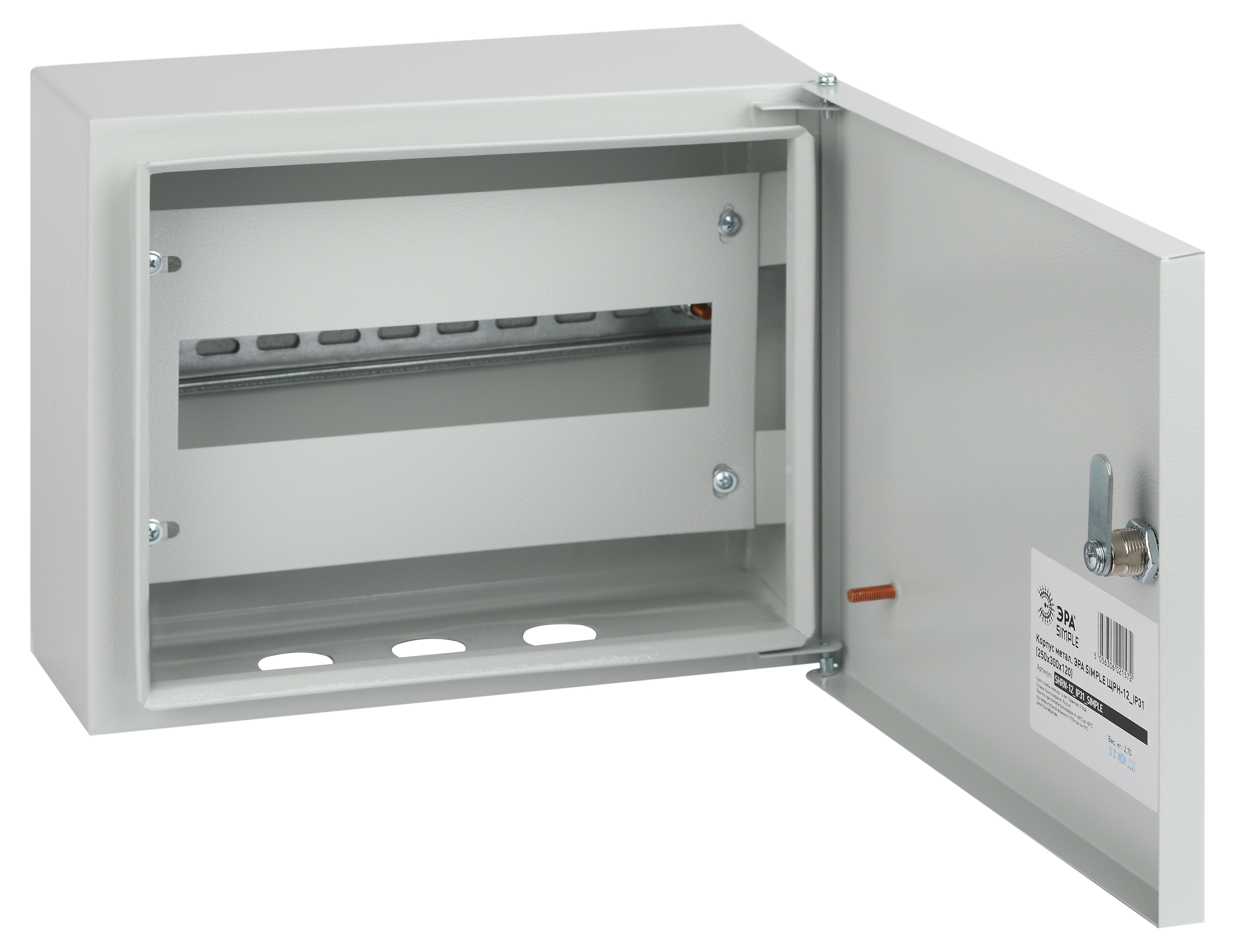 Корпус металлический 30 см x 12 см x 25 см, IP31, Эра ЩРН-12