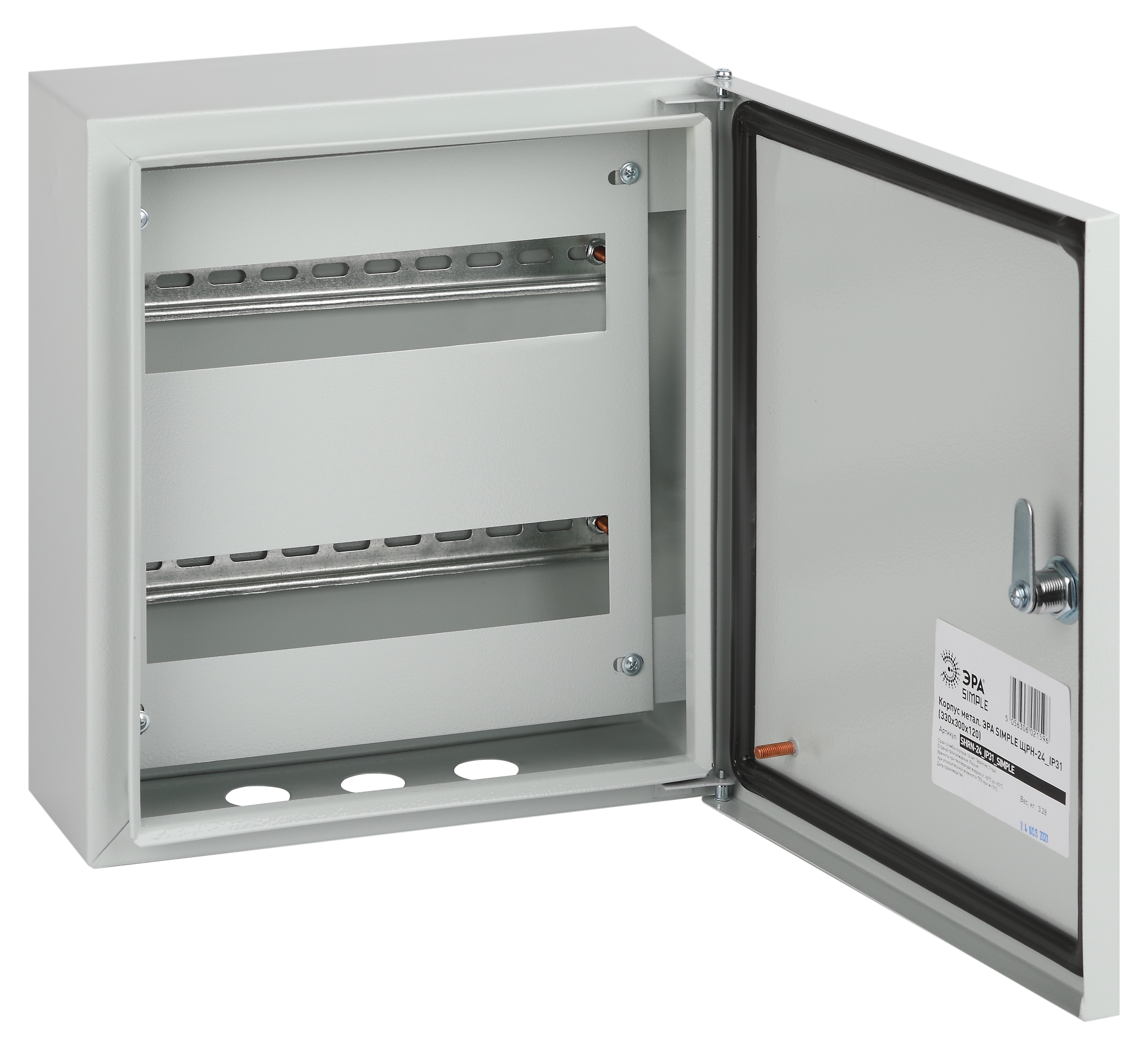 Корпус металлический 30 см x 12 см x 33 см, IP31, Эра ЩРН-24