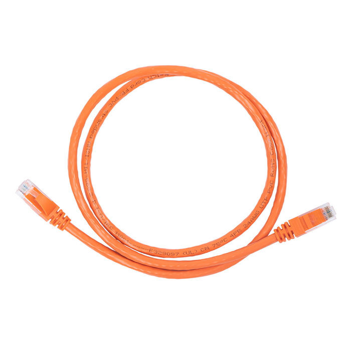 Патч-корд UTP кат.6, 1м, RJ45-RJ45, оранжевый, CU, LSZH, ACD (ACD-LPU6Z-10O)