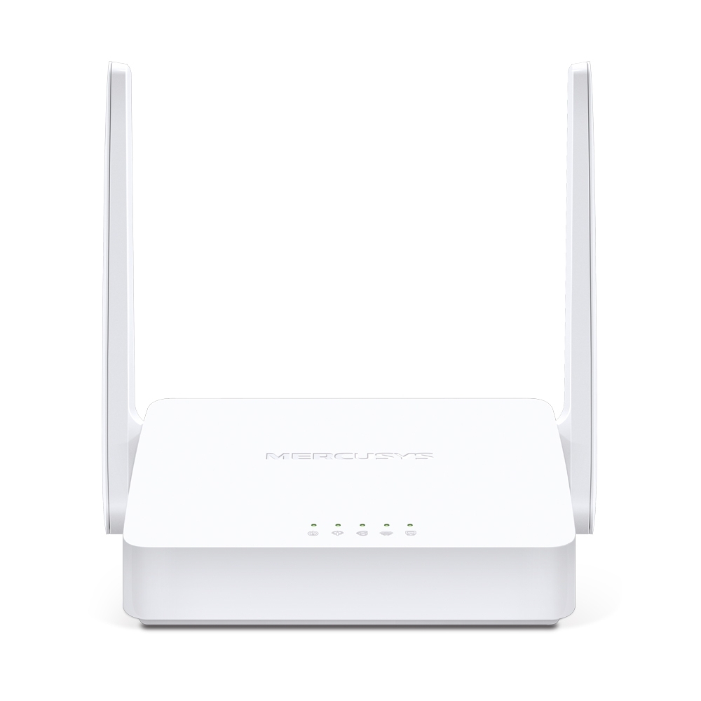 

Wi-Fi роутер Mercusys MW300D, 802.11a/b/g/n, 2.4 ГГц, до 300 Мбит/с, LAN 3x100 Мбит/с, WAN 1x100 Мбит/с, внешних антенн: 2x3 дБи, MW300D