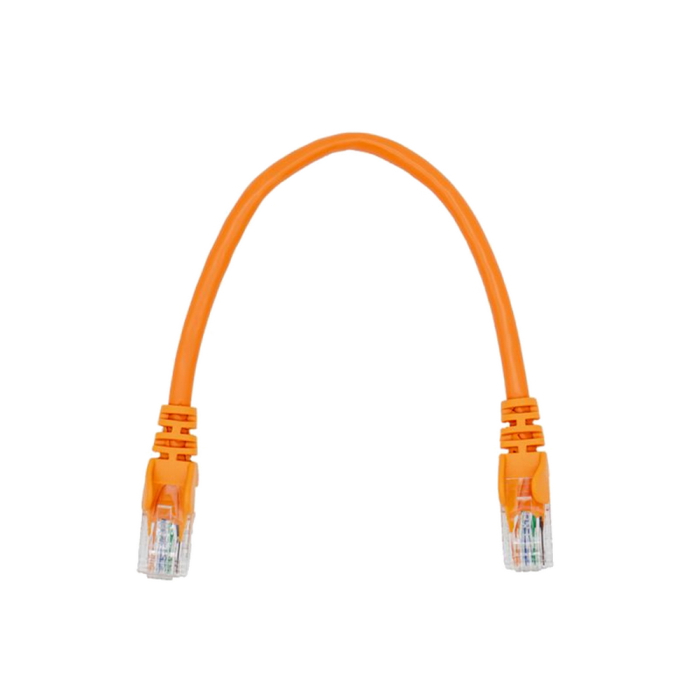 Патч-корд UTP кат.6, 0.5м, RJ45-RJ45, оранжевый, CU, LSZH, ACD (ACD-LPU6Z-5DO)