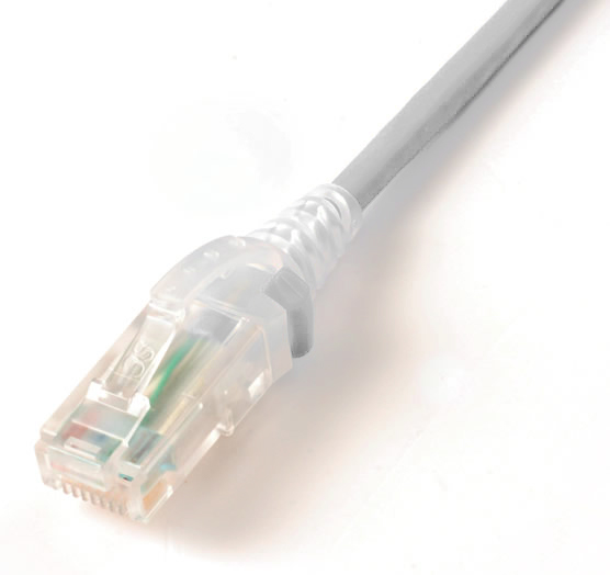 Патч-корд UTP кат.6, 5м, RJ45-RJ45, серый, LSZH, Siemon (MC6-05M-04-28)