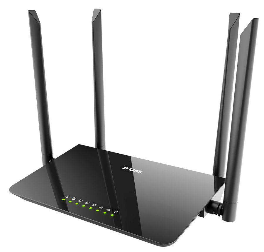 

Wi-Fi роутер D-Link DIR-843, 802.11a/b/g/n/ac, 2.4 / 5 ГГц, до 867 Мбит/с, LAN 3x1 Гбит/с, WAN 1x1 Гбит/с, внешних антенн: 4x5 дБи (DIR-843/RU/B1A), DIR-843