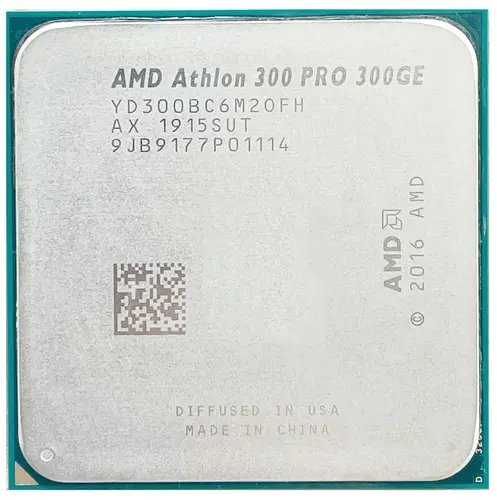 

Процессор AMD Athlon-PRO 300GE Picasso, 2C/4T, 3400MHz 4Mb TDP-35 Вт SocketAM4 tray (OEM) (YD300BC6M2OFH), PRO 300GE