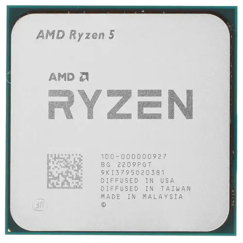 

Процессор AMD Ryzen 5-5600 Vermeer, 6C/12T, 3500MHz 32Mb TDP-65 Вт SocketAM4 tray (OEM) (100-000000927), 5600