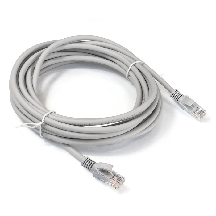 

Патч-корд UTP кат.5e, 10 м, RJ45-RJ45, серый, CCA, LSZH, Exegate (EX290422RUS / UTP-RJ45-RJ45-5e-10M-GY)