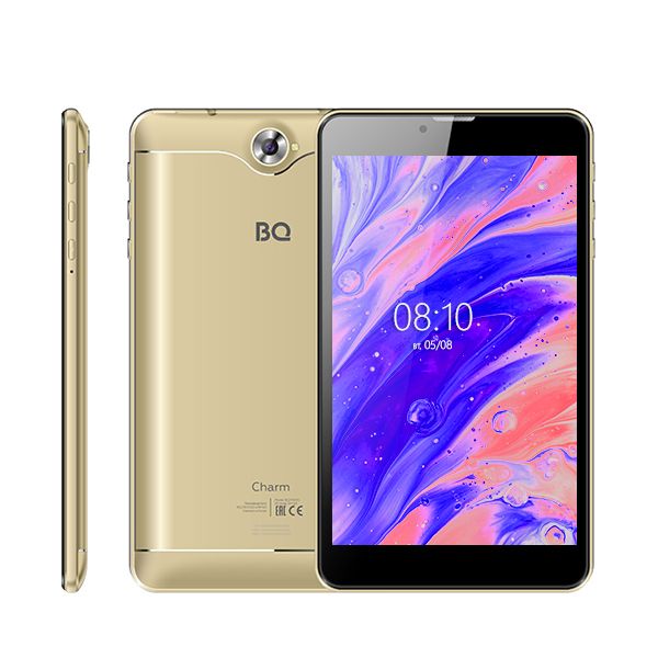 

Планшет BQ 7000G Charm/t 7" 1024x600 TN, Unisoc SC7731E, 1Gb RAM, 16Gb, 3G, WiFi, BT, 2.8 А·ч, Android 10 (Go edition), золотистый (86188157), 7000G Charm/t