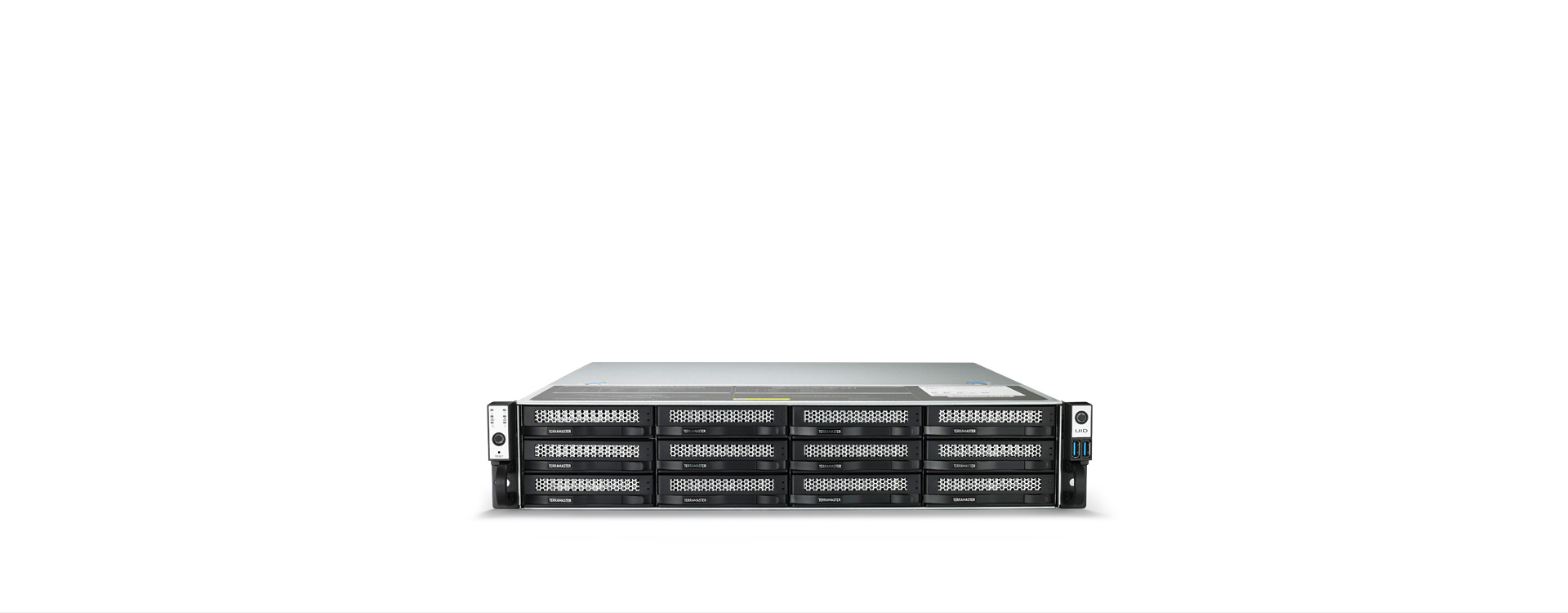 

Сетевой накопитель (NAS) TerraMaster U12-722-2224, слоты 12x2.5"/3.5" SATA3, 4x1 Гбит/с, HDMI, 2xUSB 3.X, Intel Xeon E-2224G/2244G/4x3.5GHz, 8Gb, 2x550W, 2U, (U12-722-2224), U12-722-2224