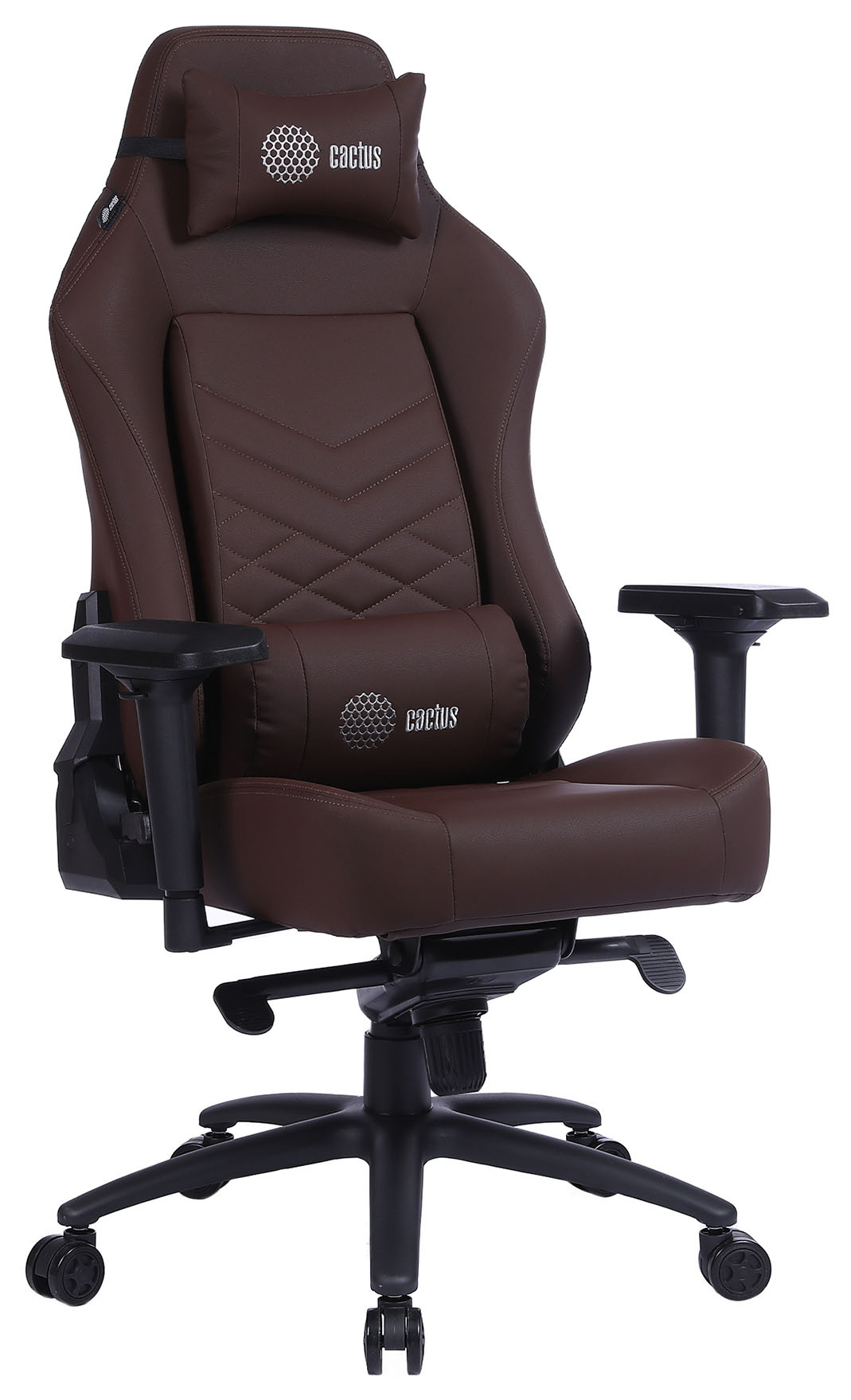 Кресло игровое Cactus CS-CHR-0112BR, коричневый