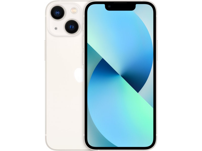 

Смартфон Apple iPhone 13 mini A2628, 5.4" 2340x1080 OLED, Apple A15 Bionic, 256Gb, 3G/4G/5G, NFC, Wi-Fi, BT, 2xCam, 2-Sim (nano SIM+eSIM), Lightning, iOS 15, белый (MLK63PM/A), iPhone 13 mini A2628