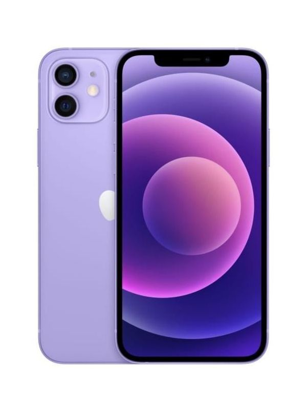 

Смартфон Apple iPhone 12 A2403, 6.1" 1170x2532 OLED, Apple A14 Bionic, 128Gb, 3G/4G/5G, NFC, Wi-Fi, BT, 2xCam, 2-Sim (nano SIM+eSIM), Lightning, iOS 14, фиолетовый (MJNP3HN/A), iPhone 12 A2403