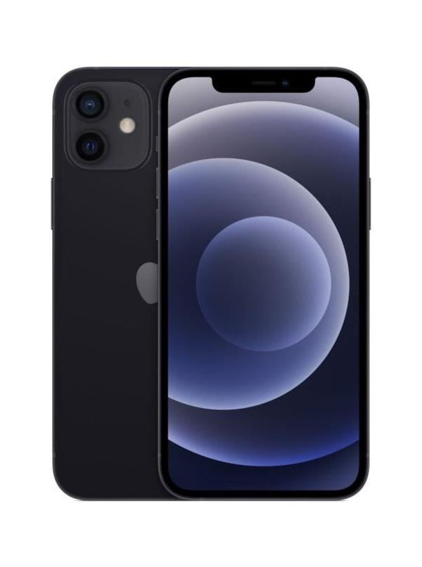 Смартфон Apple iPhone 12 A2403 4Gb/128Gb черный (MGJA3HN/A)