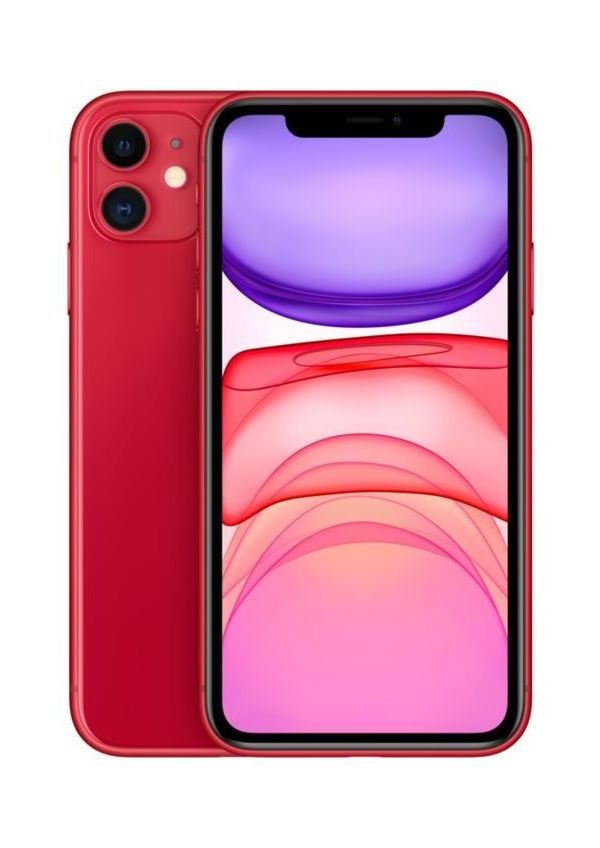 

Смартфон Apple iPhone 11 A2221, 6.1" 1792x828 IPS, Apple A13 Bionic, 64Gb, 3G/4G, NFC, Wi-Fi, BT, 2xCam, 2-Sim (nano SIM+eSIM), Lightning, iOS 13, красный (MHDD3GH/A), iPhone 11 A2221