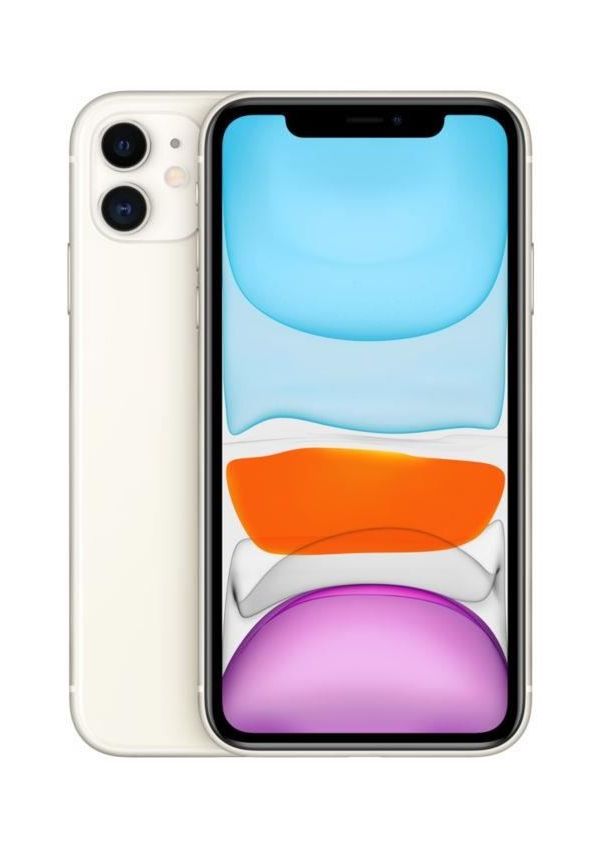 

Смартфон Apple iPhone 11 A2221, 6.1" 828x1792 IPS, Apple A13 Bionic, 64Gb, 3G/4G, NFC, Wi-Fi, BT, 2xCam, 2-Sim (nano SIM+eSIM), Lightning, iOS 13, белый (MHDC3B/A), iPhone 11 A2221
